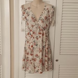 Floral off white sundress